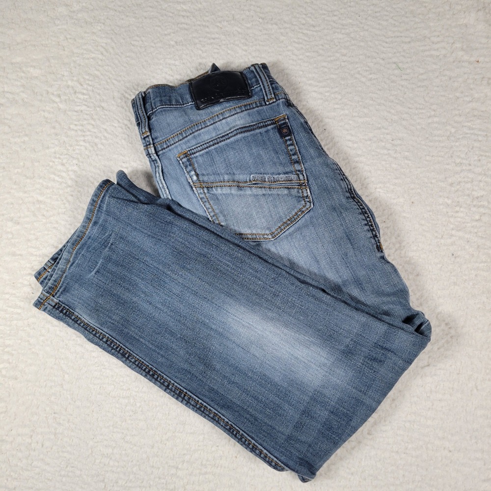 Rock & Republic Relaxed Straight Jeans Mens 30x30‎ Blue Denim Distressed Y2K